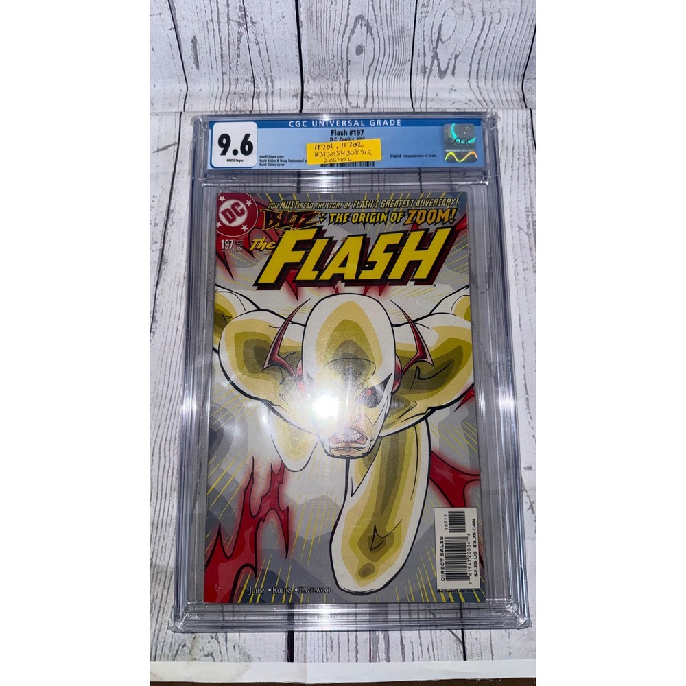 DC Comics The Flash 197 CGC 9.6 1st Appearance of Zoom Origin White Pages 2003